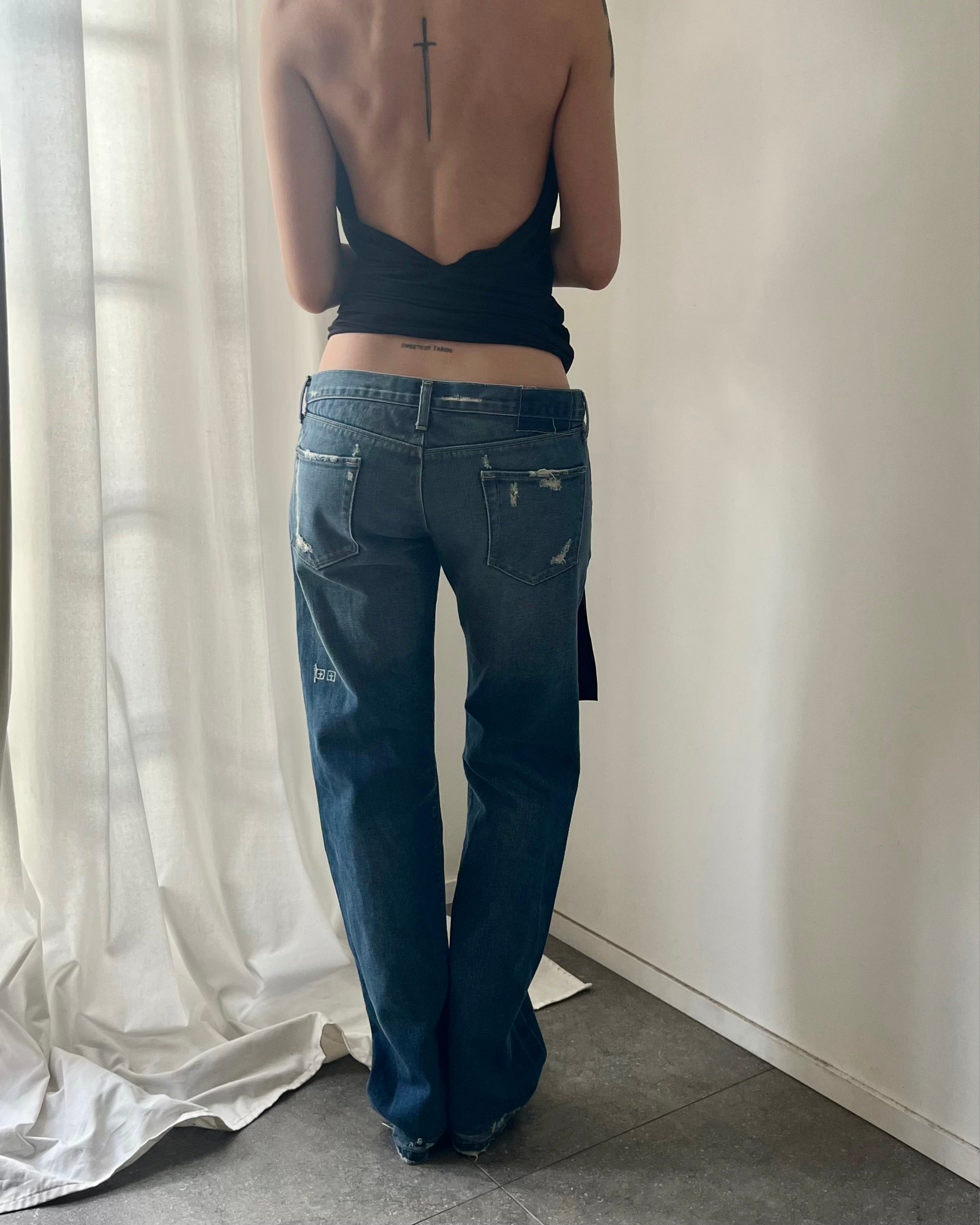 2000s Tsubi denim distressed jeans