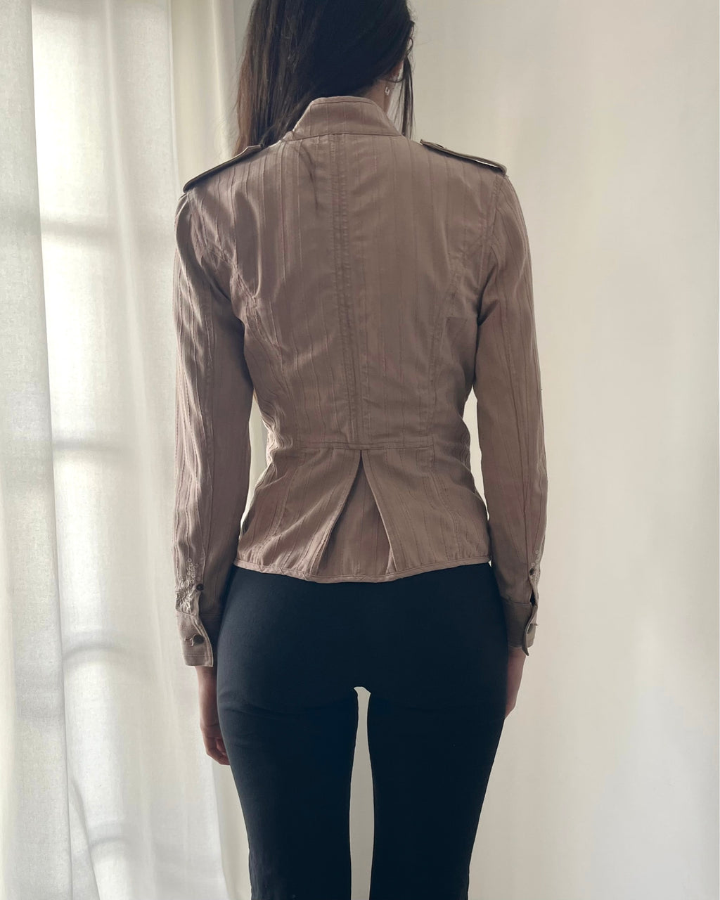 2000s pink embroidered jacket