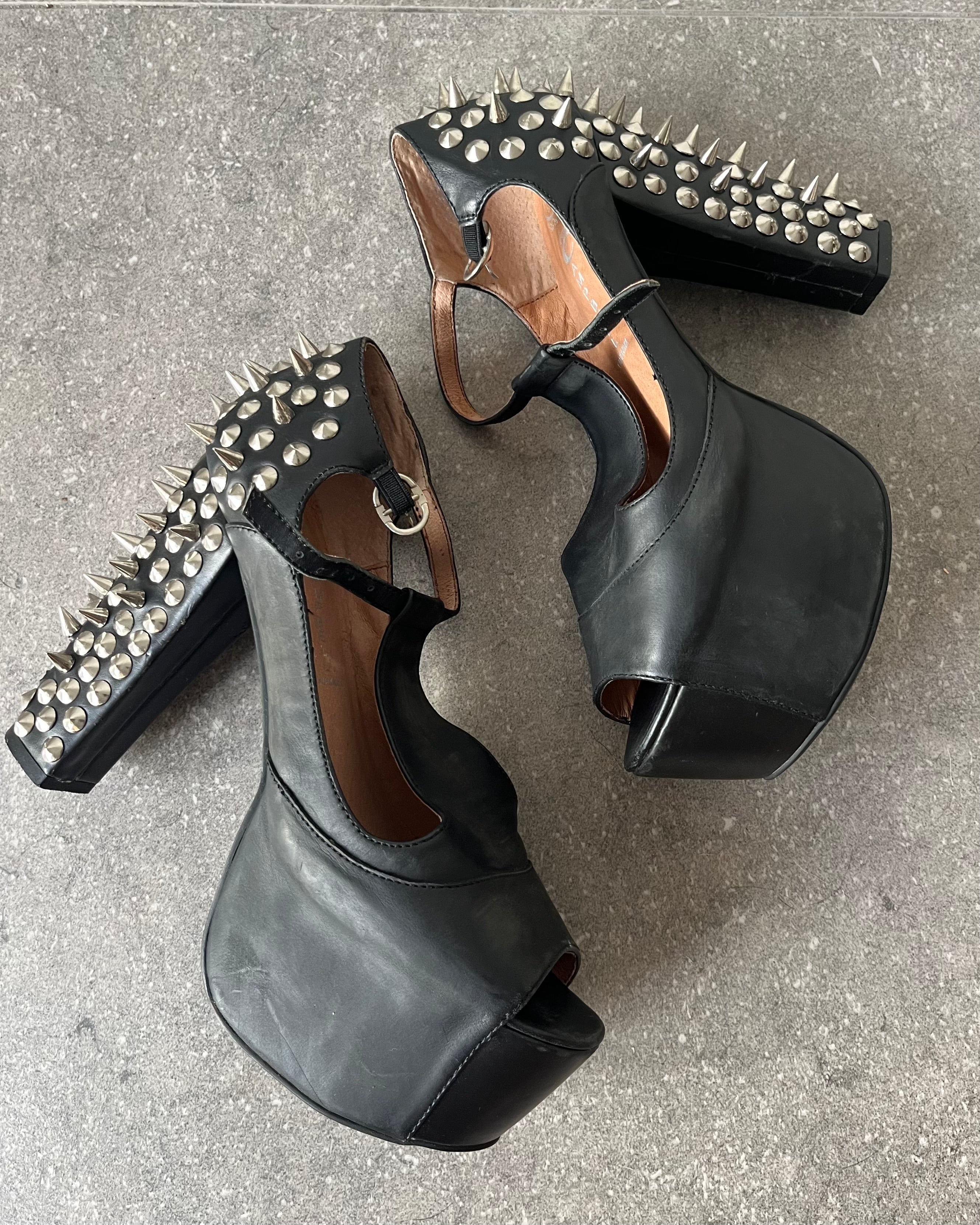2010s Jeffrey Campbell studded heels