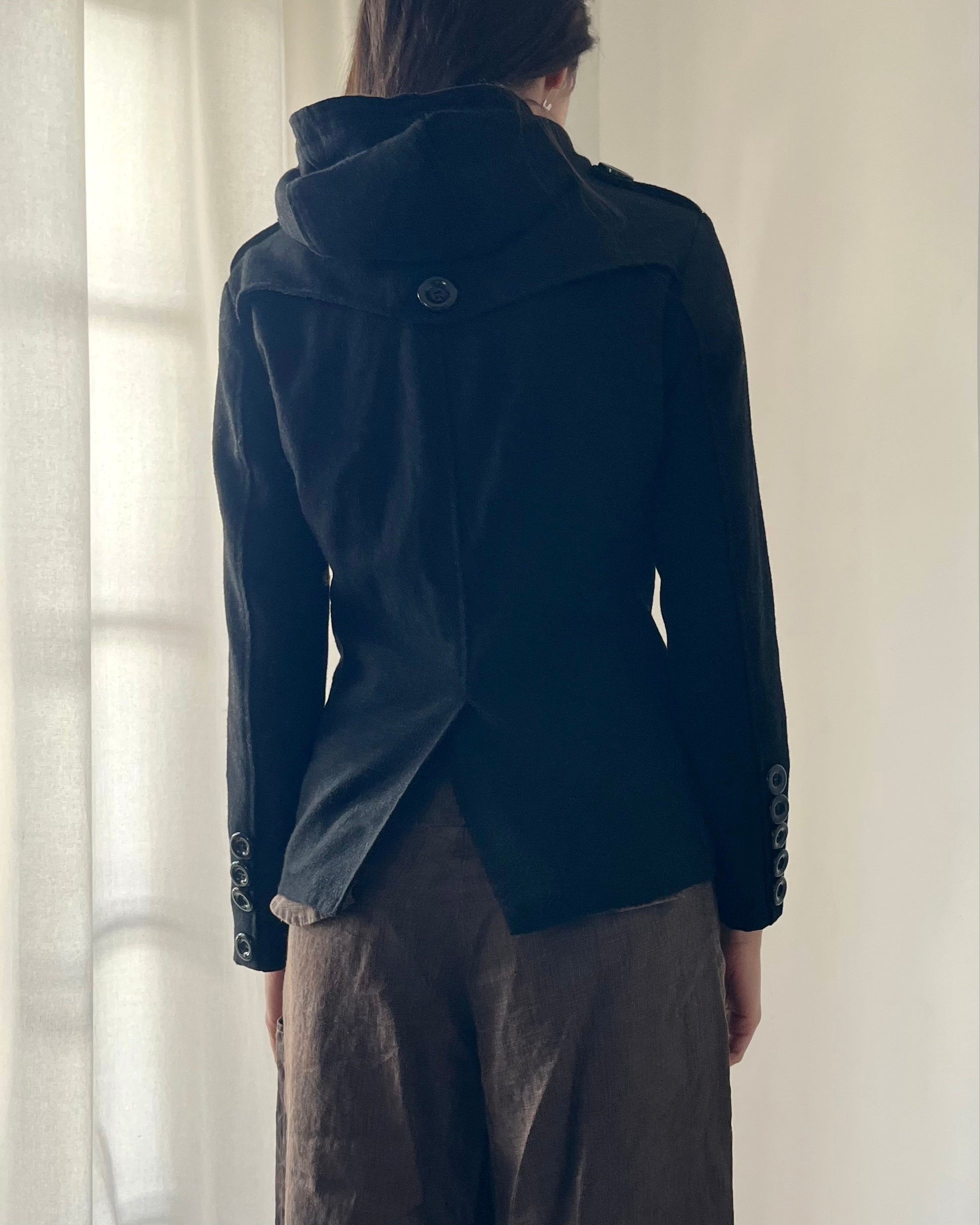 2000s black Costume National jacket