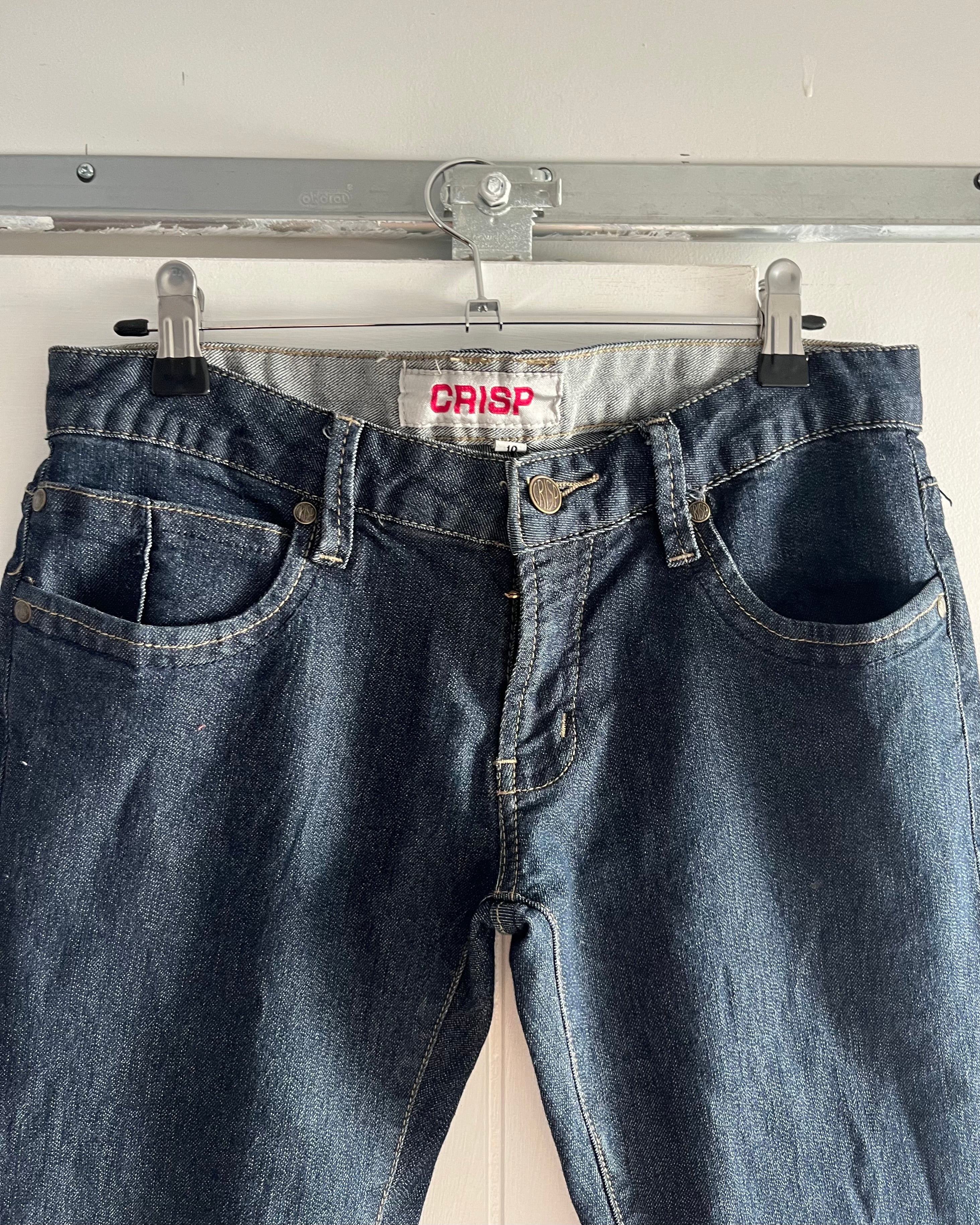2000s dark wash bootcut jeans