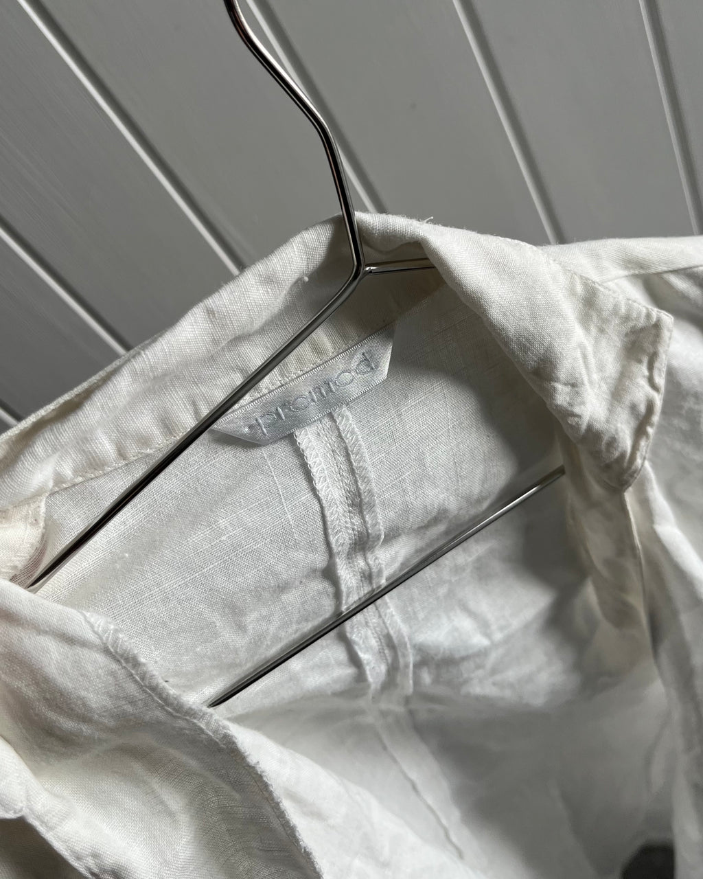 90s white wrap blouse top