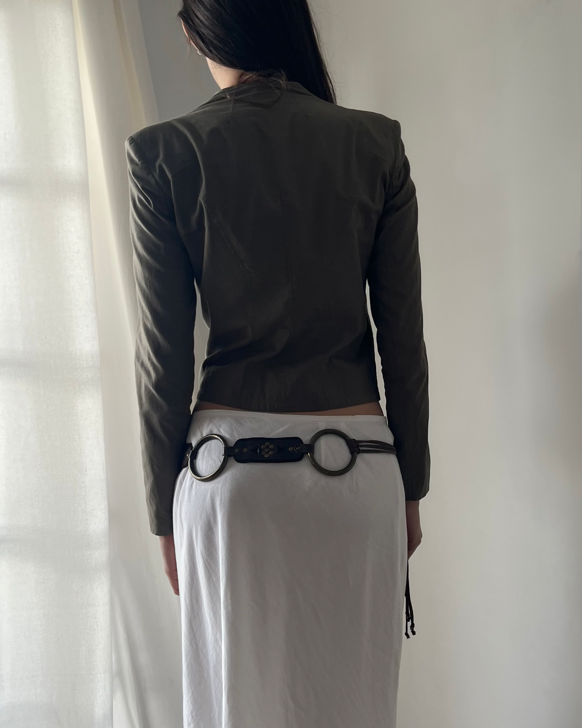 2000s Helmut lang assymetrical jacket