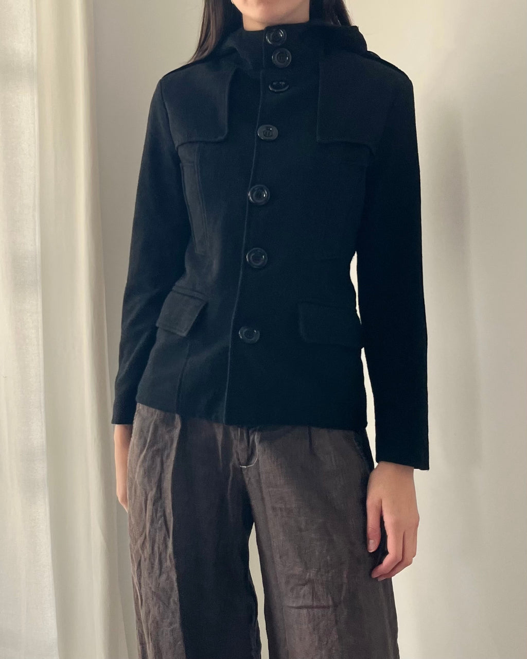 2000s black Costume National jacket