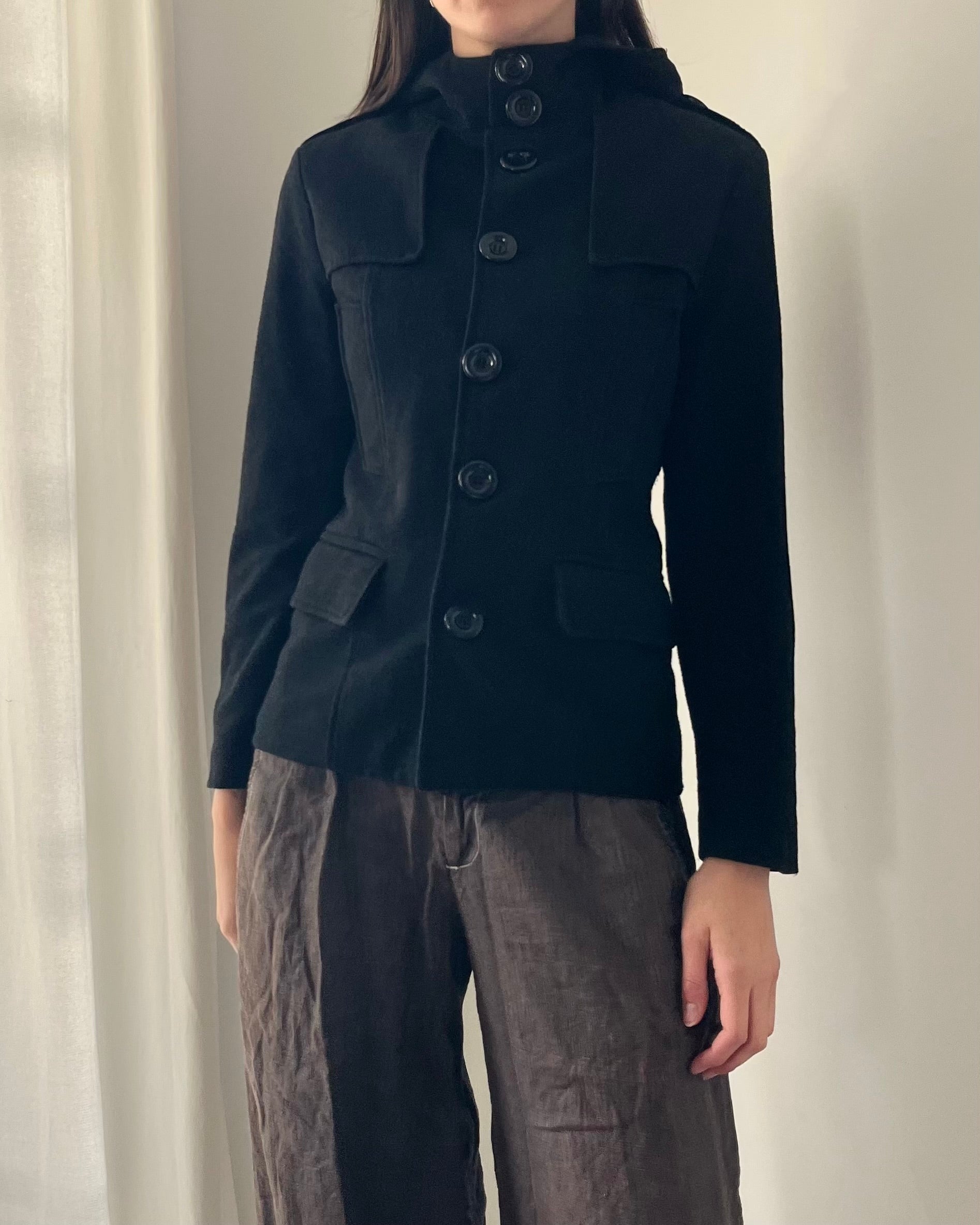 2000s black Costume National jacket