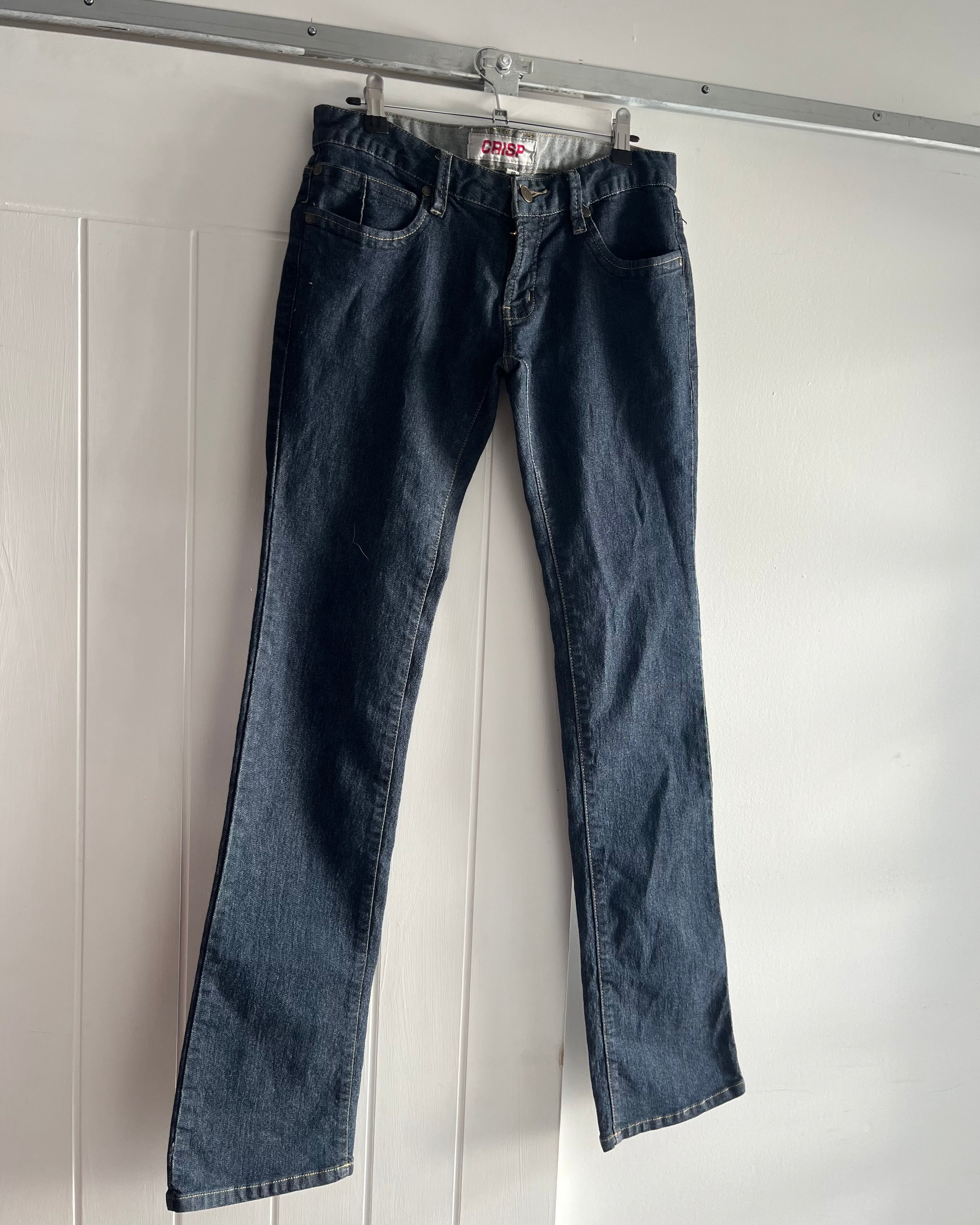 2000s dark wash bootcut jeans