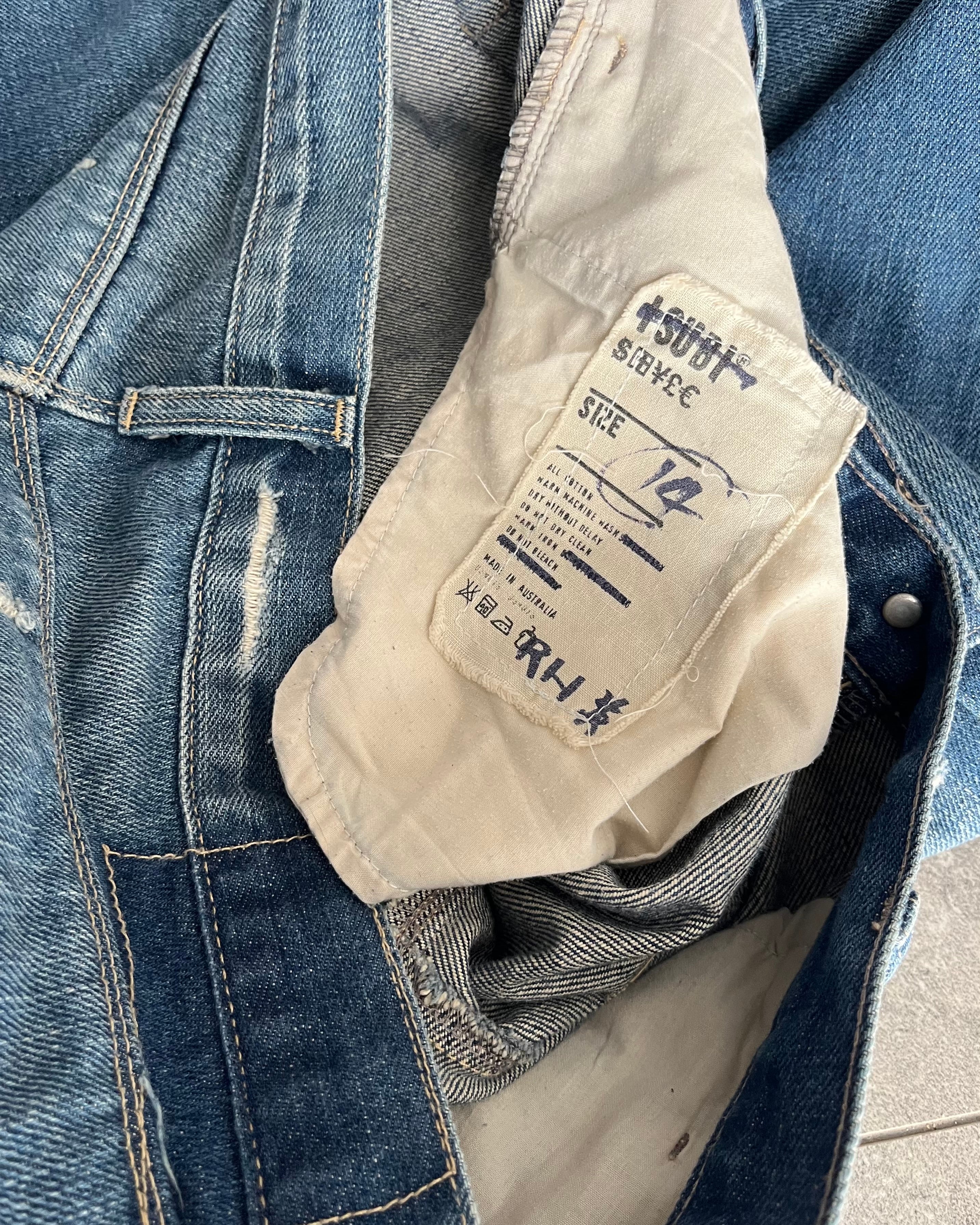 2000s Tsubi denim distressed jeans