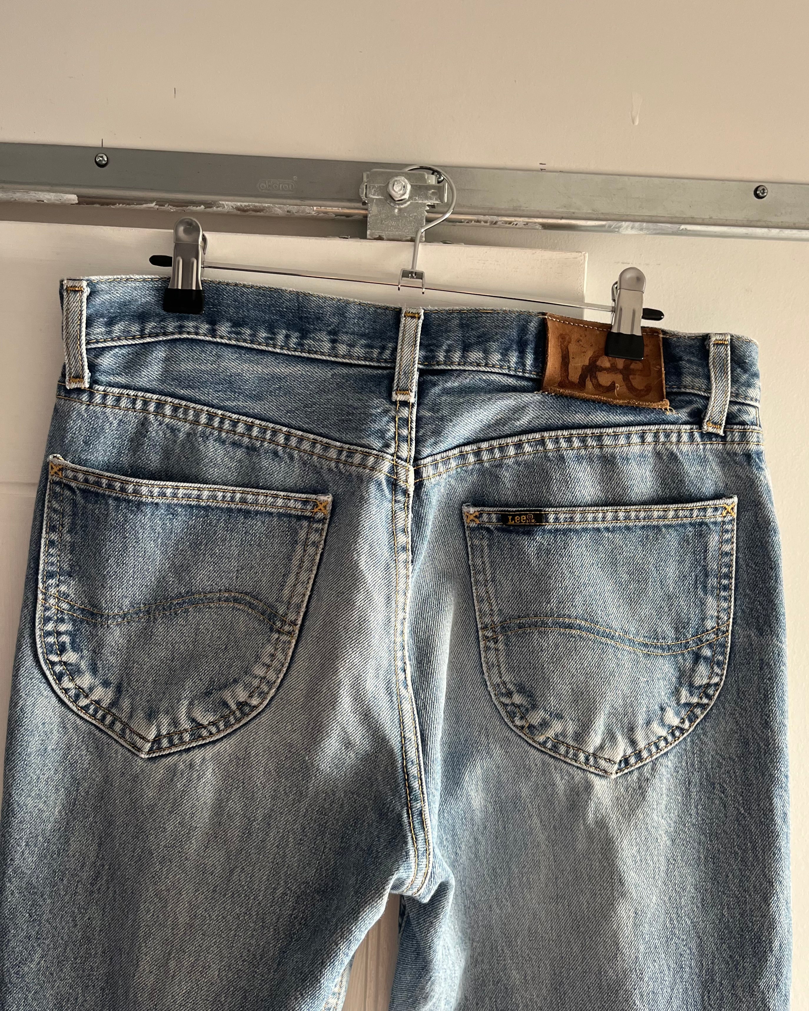 90s relaxed light wash Lee jeans