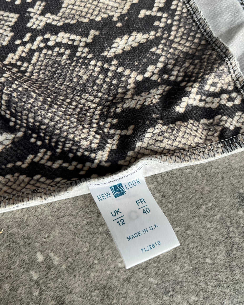 2000s snakeskin tank top