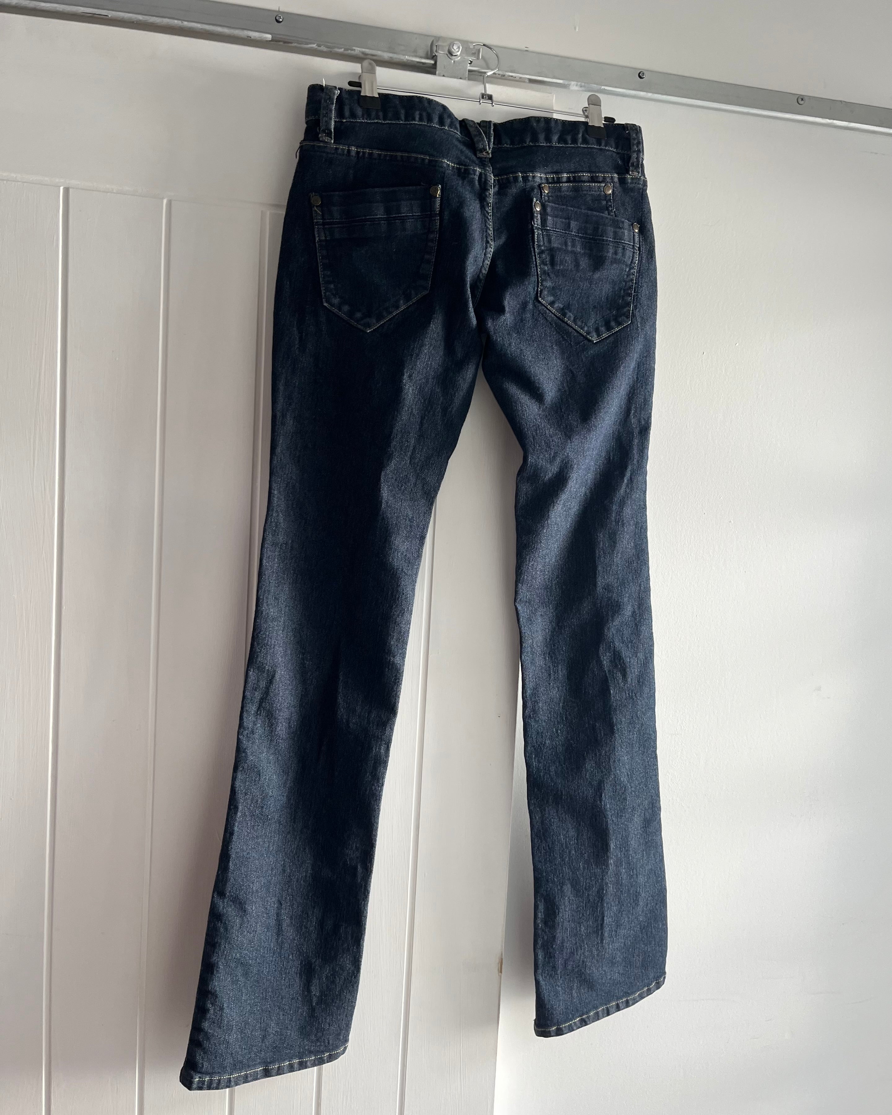 2000s dark wash bootcut jeans
