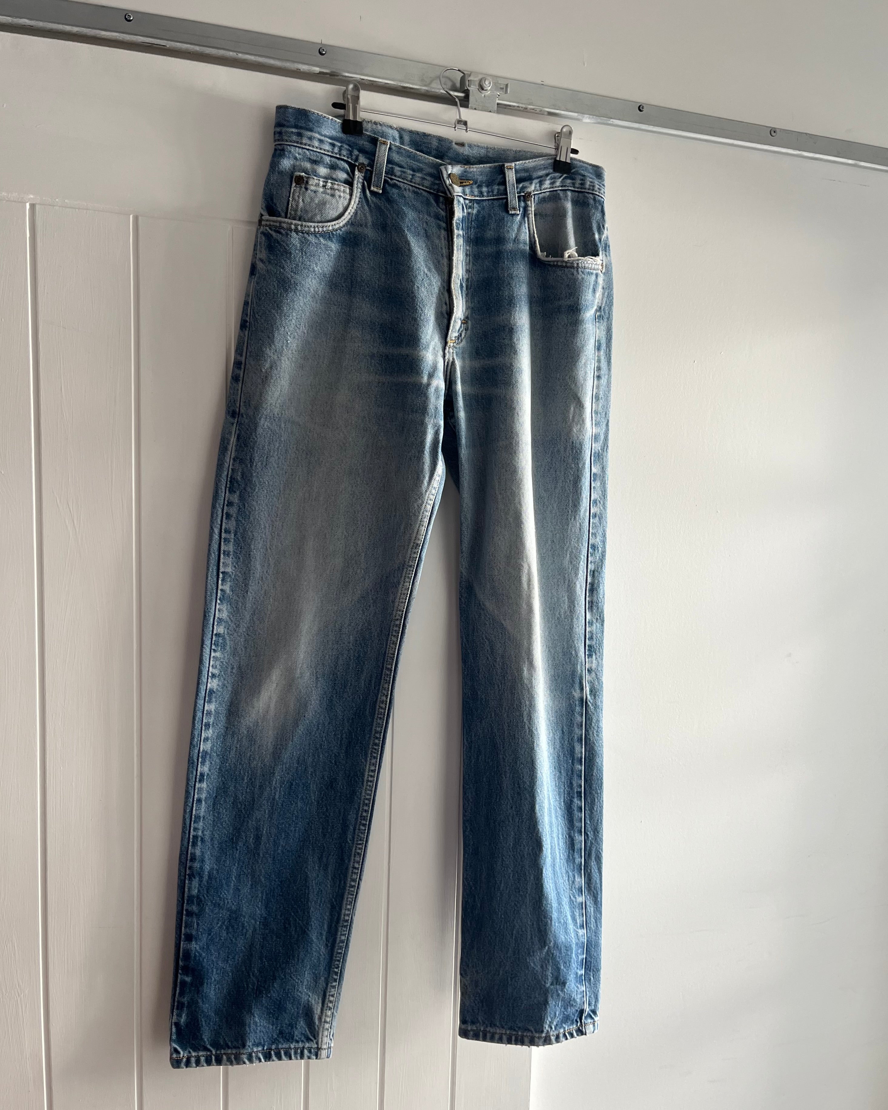 90s relaxed light wash Lee jeans