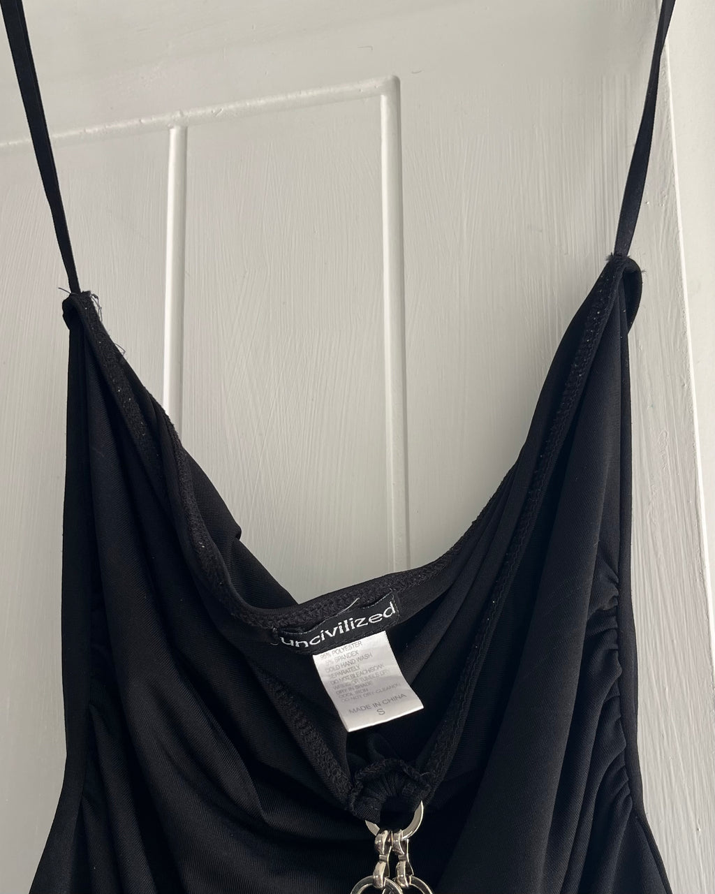 2000s black halter top