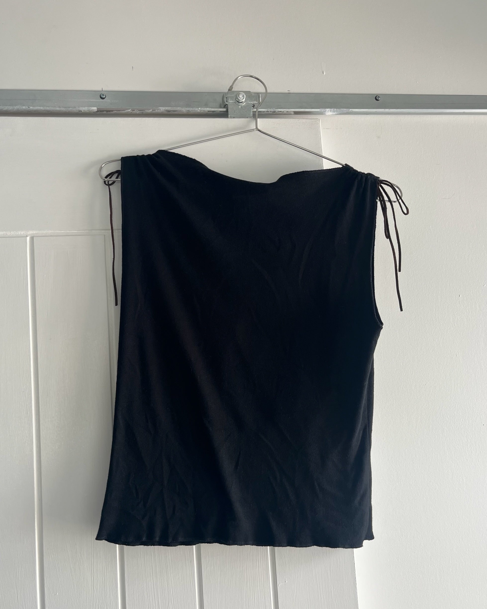 2000s DKNY black tank top