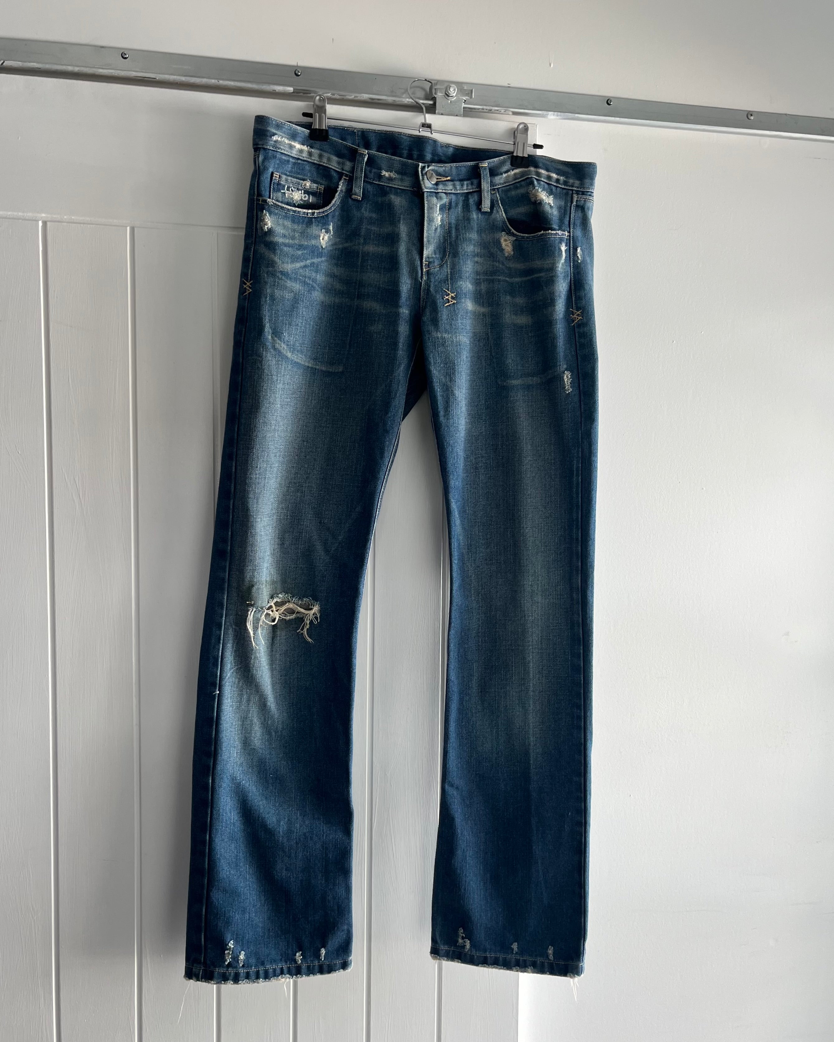 2000s Tsubi denim distressed jeans
