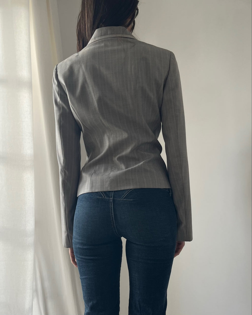 2000s Kenzo plaid blazer