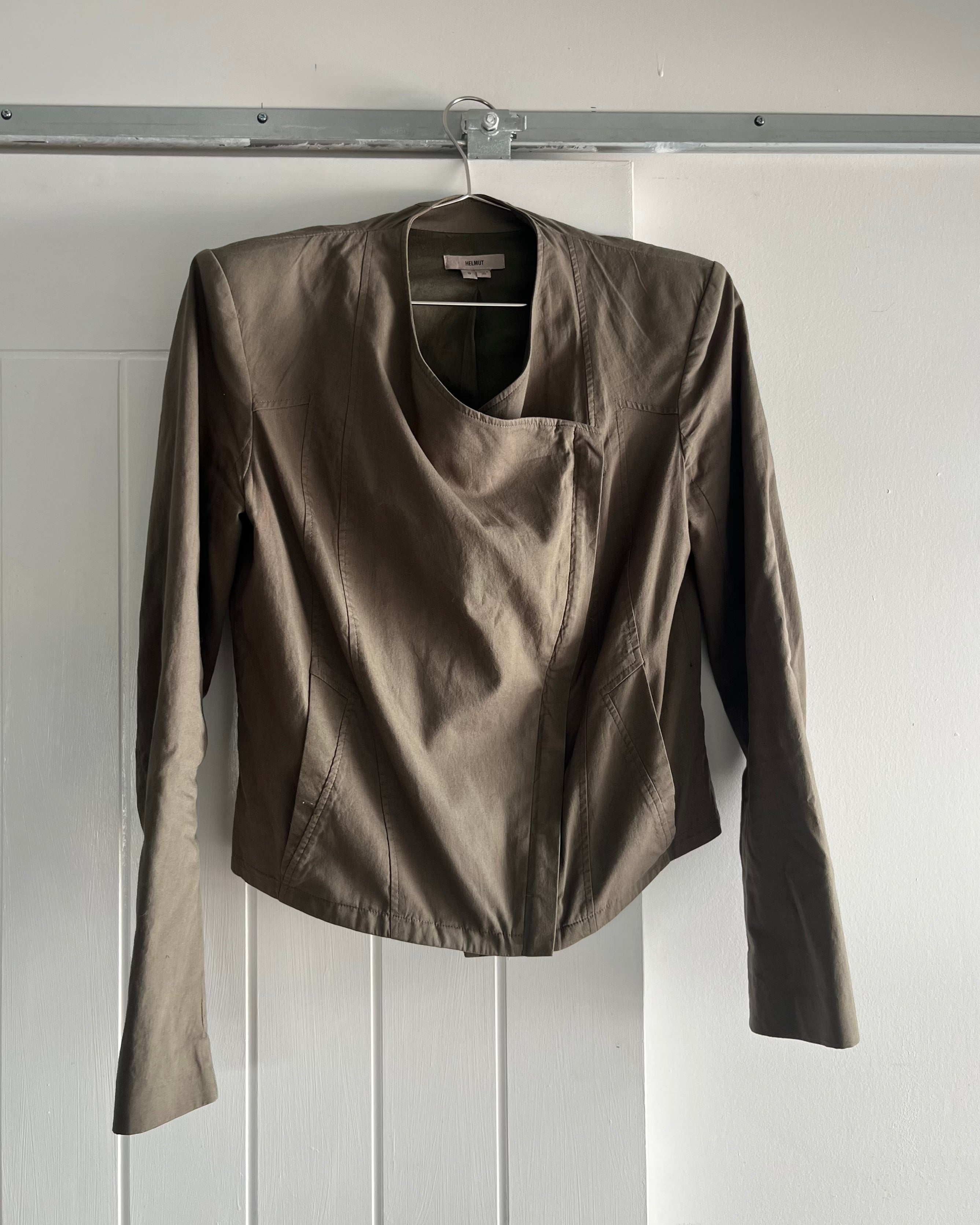 2000s Helmut lang assymetrical jacket
