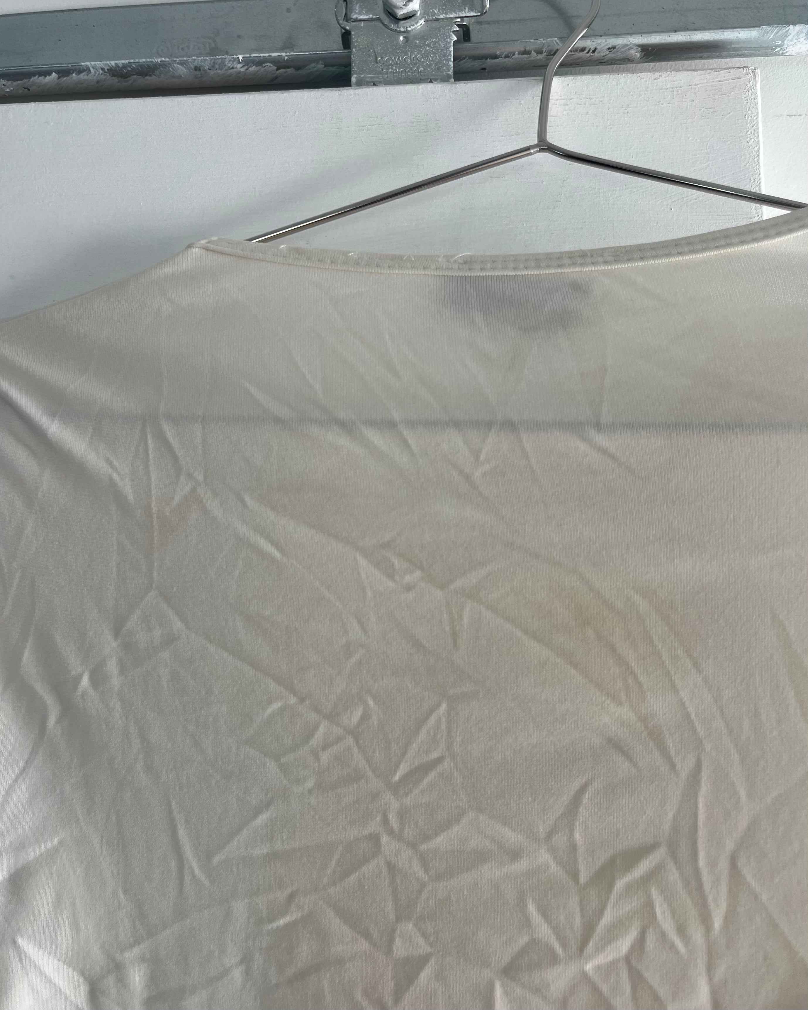 2000s Lady print baby tee